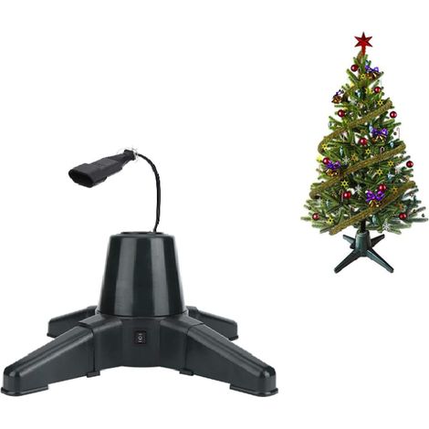 50cm Christmas tree stand Mono-cable and safety technique for trees up to 2.5 m Artificial Christmas tree, rotating Christmas tree, Suitable for Christmas trees under 2.2 cm in diameter (Ø2.2 cm) (1/5)