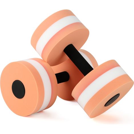 Lot de 2 haltères flottantes en EVA pour yoga aquatique, sport nautique et fitness, mousse antidérapante (1/5)