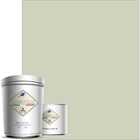 Peinture résine époxy 0,75L BRILLANT 10m² Beige Gabrielle (1/3)