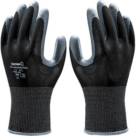 Guantes de Nitrilo 370 Negros 7 Showa