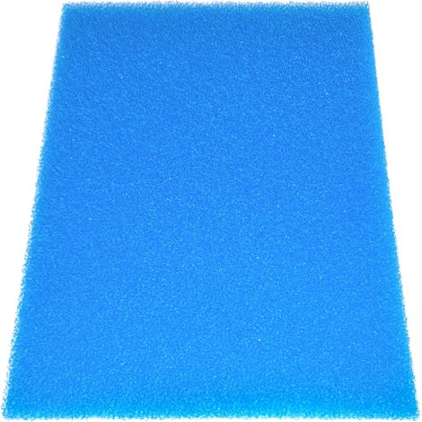 Mousse de Filtre Eau à découper 300x210mm Pompe Aquarium Bassin Universelle, épaisseur 10mm (Maille moyenne 20PPI)