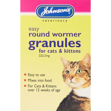 Granulés vermifuges faciles pour chatons Johnson's Cat