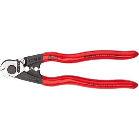 Alicate cortacable trenzado 190mm m/plast knipex