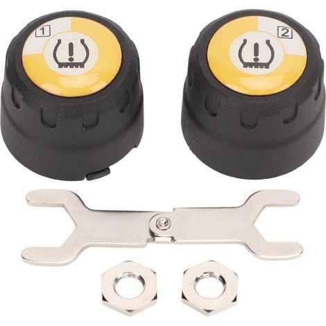 Système de surveillance de la pression des pneus, capteur externe Bluetooth TPMS 2, alarme de température en temps réel pour moto