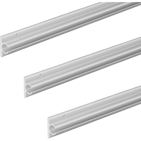 Zeltschiene aluminium 90 120 x 25 cm selbstklebend - set a 3 stuck