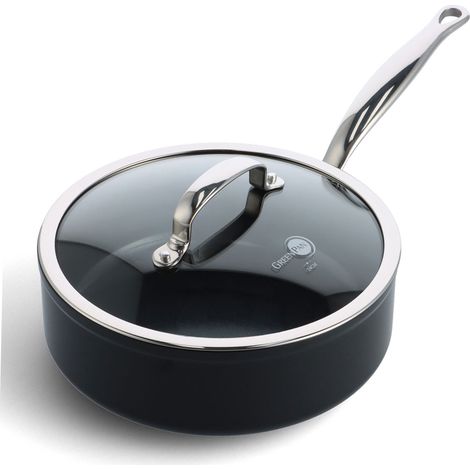 Greenpan - Sauteuse Barcelona pro 24 cm et son couvercle