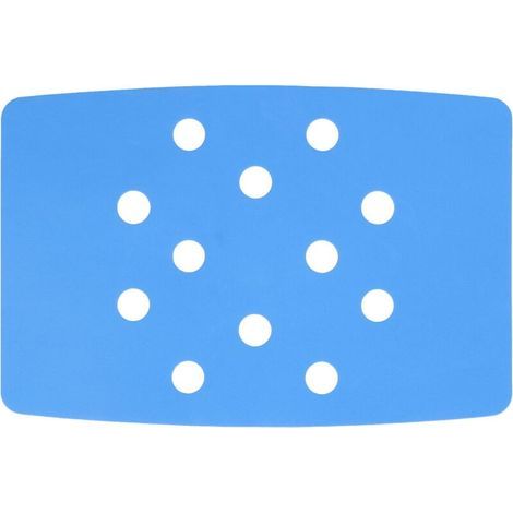 Coussin de chaise de douche en pâte fixe, garde au chaud, conception de Perforation bleue EVA, coussin de tabouret de douche Portable (1/4)