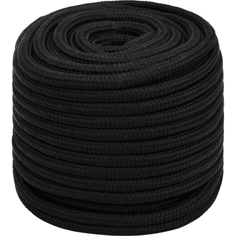 Maison Exclusive - Arbeitsseil Schwarz 18 mm 100 m Polyester (1/5)