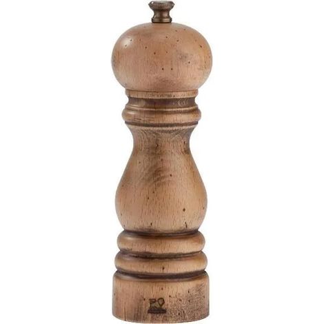 Peugeot Paris Antique Moulin à Sel Bois Vieilli 18 cm (1/3)