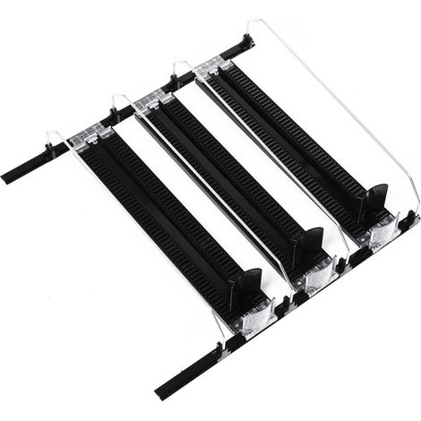 Distributeur de boissons pour réfrigérateur de 9,84 pouces, largeur réglable, étanche à la pluie, canette de Soda à poussée automatique pour la bière, noir