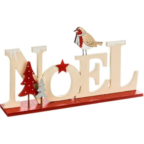 Holzdekoration Buchstaben Weihnachten - Feeric lights & christmas