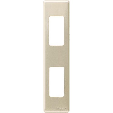Bticino placca 2 moduli verticale oxida 5367/2x