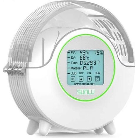SUNLU S2 3D-Drucker-Filament-Trocknungsbox mit Feuchtigkeitsanzeige (4,6-Zoll-LCD) für PLA, ABS, PA und PC (3D-Drucker-kompatibler EU-Stecker) (1/5)