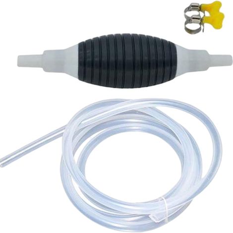 Pompe à siphon Tuyau de siphon pour Pompe à de de carburants, huile, eau, carburants, pompe de de avec tuyau respectueux de l'environnement, portable largement utilisé (1/5)