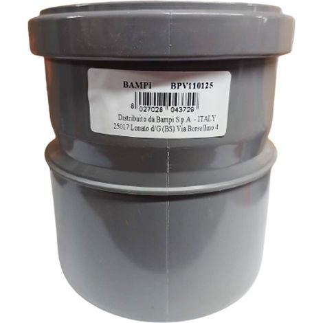 AUMENTO A INNESTO DI PASSAGGIO PVC-PP MØ125 x FØ110 (1/3)