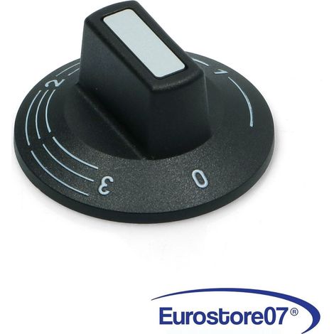 MANOPOLA CUCINA  - FORNO - FRIGGITRICE PROFESSIONALE Ø50mm.  POSIZIONI  1-3 (1/3)