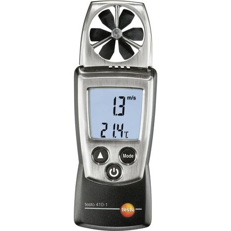 Anemometro con elica 410-1, misura la velocità dell'aria, la temperatura - TESTO - 0560 4101