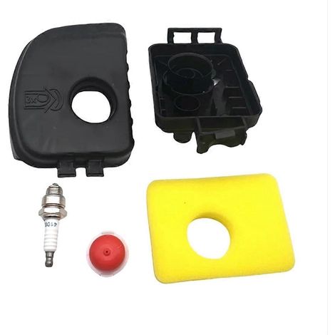 Filtre à air support couvercle de base, pièce détachée compatible, remplacement facile, protection optimale, accessoire moteur durable. (1/5)