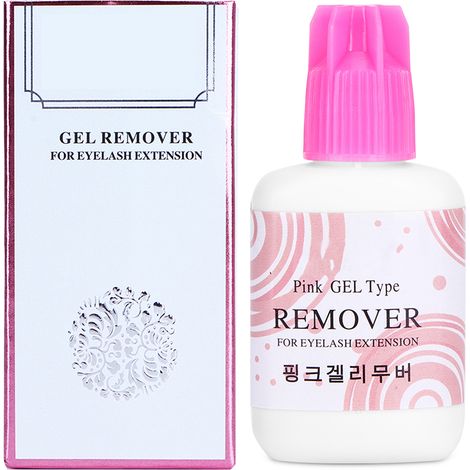 Gel Dissolvant pour Extensions de Cils, Décolleur de Colle à Cils Postiches 15ml (1/5)