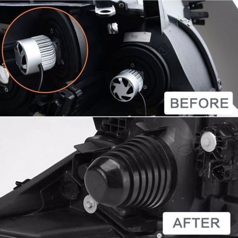 Capuchon Anti-Poussière - Pour Ampoules Led Voiture - Diamètre 70 À 100 Mm - Universel - Lot De 2 (1/3)