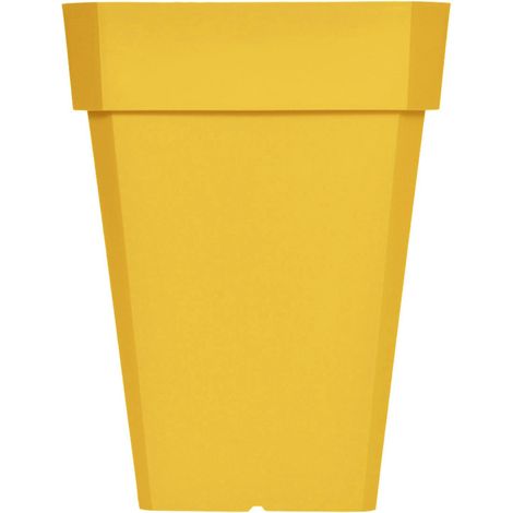 Pot de fleurs Soleilia Haut 53 - L39cm - H53cm - 49L - Jaune - Fabrication Française - Livraison gratuite (1/4)
