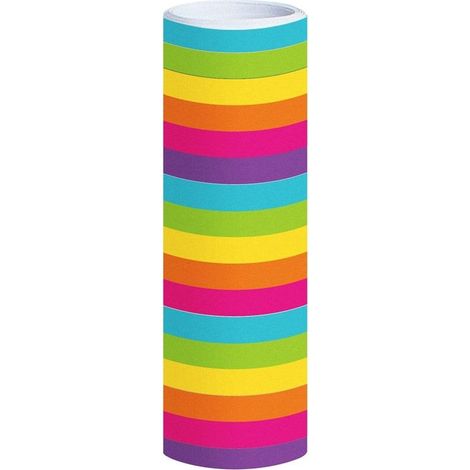 Striscione di carta a righe colorate, 18p/4m
