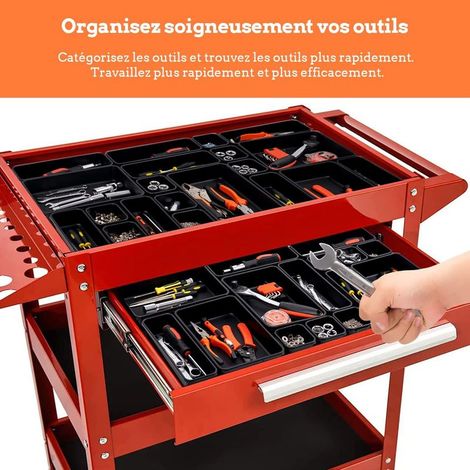 Lot de 45 Boîtes Caisse a Outil Organisateur Tiroir en Plastique, pour Vis, Bricolage, Servante d'Atelier, Rangement et Organisation de Etabli, Atelier, Garage (1/5)