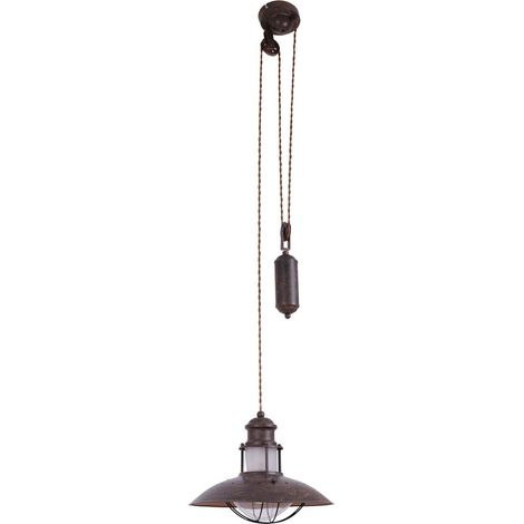 Suspension Design Balance Style Cottage Luminaire pour Maison de Campagne et Salon Chaleureux - PANGIVO (1/5)
