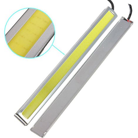 Luces de circulación diurna LED DRL COB de 20 W, color plata (1/5)