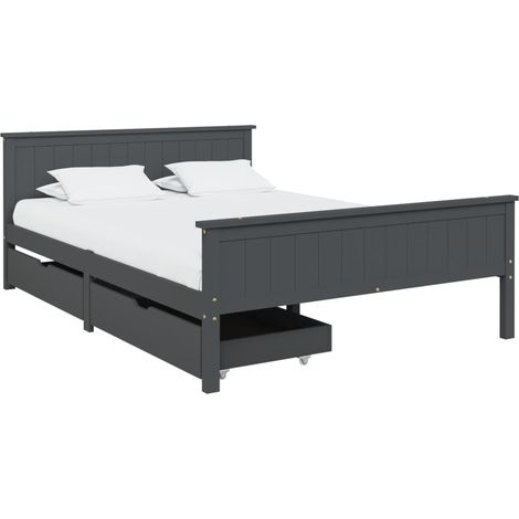 Tabourets de bar lot de 2 en acier enduit de poudre noir avec repose-pieds 38 x 38 x 80 cm - PANGIVO (1/5)