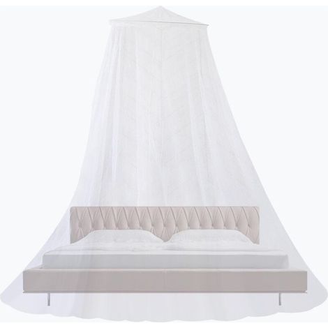 Moustiquaire Lit Grande pour Lit Bébé, moustiquaire pour intérieur ou extérieur, Adapté pour Lit Bébé,Blanc (1/5)