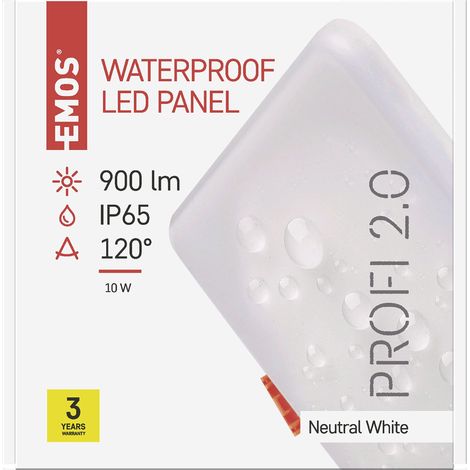 Spot pour plafond Panneau LED 125 x 125 mm carré intégré, blanc, 11 W neutre wh. (1/5)
