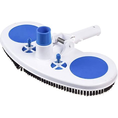 Outil de Nettoyage de Piscine de 13 Pouces, Tête D'aspiration de Piscine Tête D'aspiration de Piscine Lestée, Tête D'aspiration de Piscine avec Poils de Nylon, Tuyau Pivotant pour (1/5)