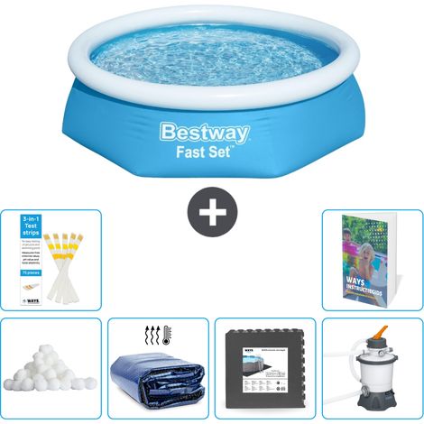 Bestway Bestway Fast Set Ronde - 244x61 cm - 7-pièces S31 (1/5)
