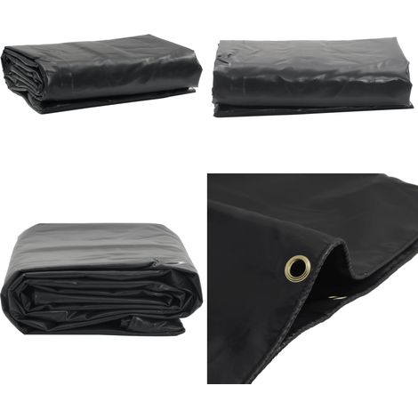 Abdeckplane Schwarz 5x7 m 600 g/m² - Abdeckplane - Planen - Wasserdichte Plane - Wetterfeste Plane - Car Cover - Home & Living (1/5)