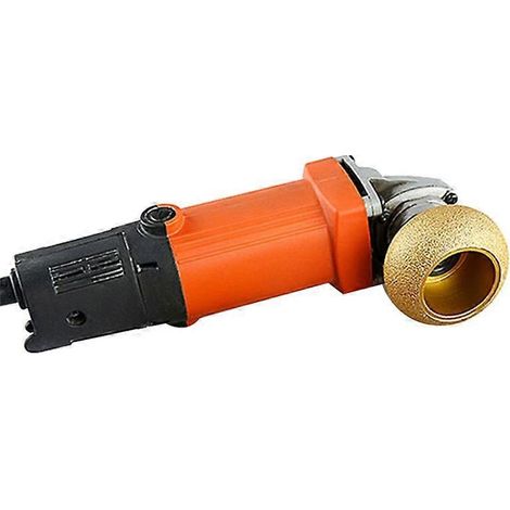 Meule à profiler pour pierre de 75 mm, à rainures romaines, pour marbre, brasée et diamantée, tête de meulage d'angle de 15 mm (1/4)
