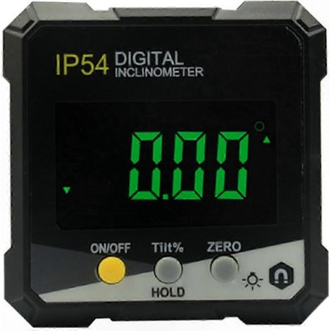 Digitale 90°-Wasserwaage IP54 mit LCD-Anzeige und Magnet, vierseitiges Winkelmessgerät, robuste Genauigkeit für den professionellen Einsatz (1/5)