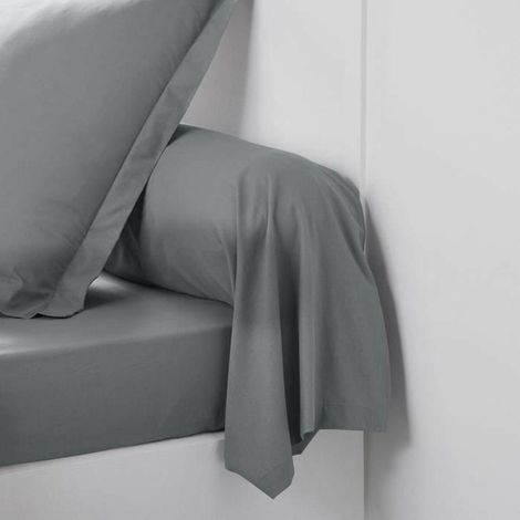 Today Essential Kopfkissenbezug Grau Stahl 45x185 cm