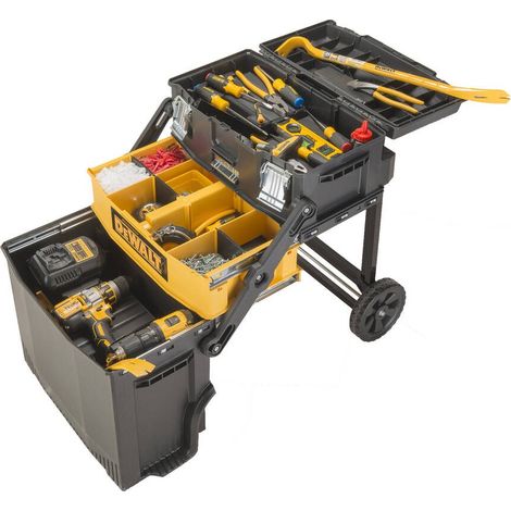 Taller Movil Cantilever -Tstak.  - Cajas de herramientas vertical con ruedas DWST1 Cantilever DEWALT
