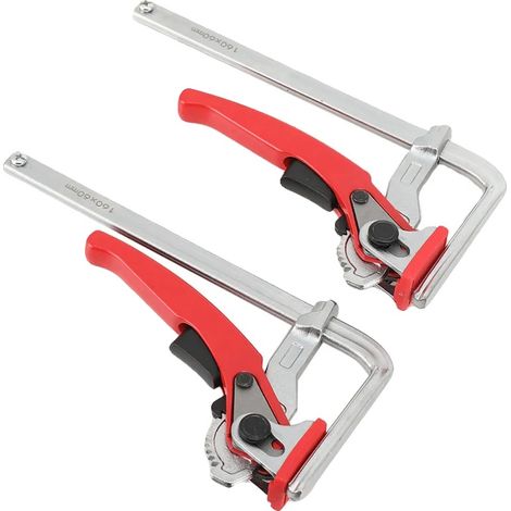 Morsetto da tavolo a cremagliera e pignone, forza di serraggio 0-220 kg, profondità di serraggio 160 x 60 mm, dimensioni della guida 13,5 x 6,5 mm, dimensioni 240 x 130 x 50 mm, peso 1074 g (1/5)