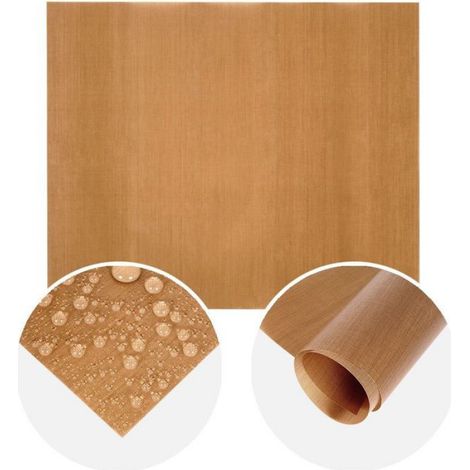 Feuille De Cuisson - Téflon - 40x33 Cm - Réutilisable Jusqu'à 50 Fois - Résistante À 230°C - Antiadhésive (1/5)