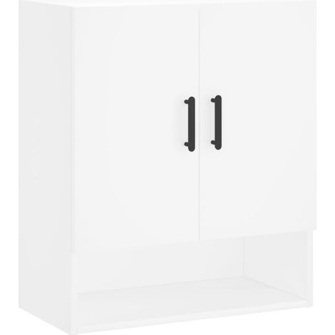 Maison Exclusive - Armadietto a Muro Bianco 60x31x70 cm in Legno Multistrato (1/5)