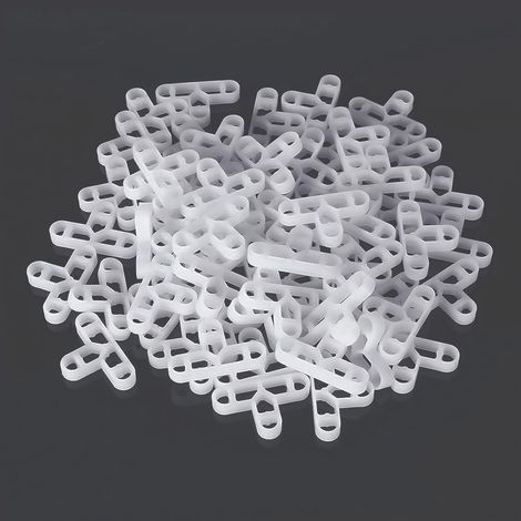 Croisillons de Carrelage 100 pcs 10mm Plastique Entretoise de carrelage en T Croisillons Nivelant Entretoises Carrelage Croisillon Carreleur Croisillons,pour Bricolage Pavage Carrelage Mural Dalles de (1/5)