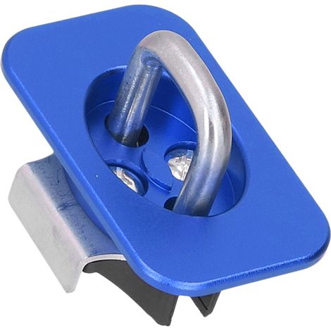 4 anneaux d'ancrage en acier inoxydable bleu pour benne de camion, fixation latérale, remplacement pour F150 2015-2021 (1/5)