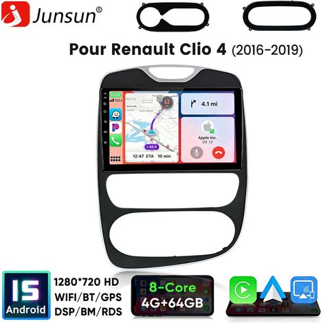 10 pouces Carplay 8 cœurs Autoradio pour Renault Clio 4 (2016-2019) 4+64GB JUNSUN (1/5)