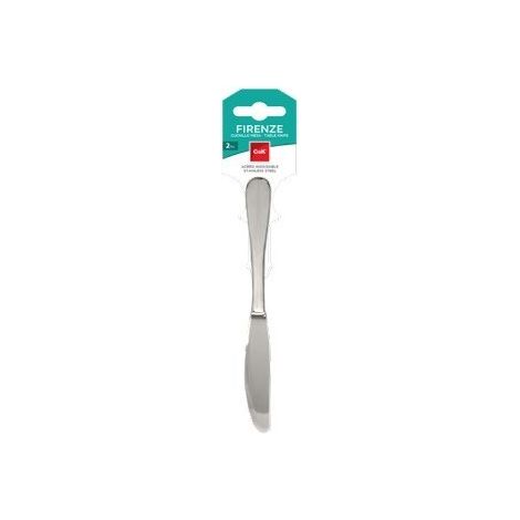 Set 2 elegante Tischmesser Firenze 18 cm