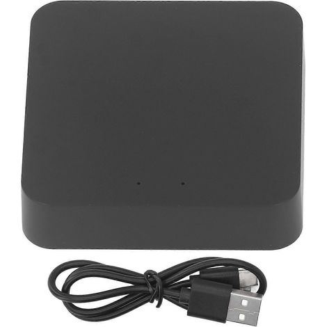 Black Hub Gateway Smart Gateway kompatibel mit Google Assistant und Tuya Smart-Geräten