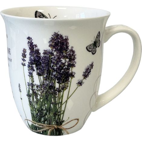 Lavande - Tasse en Porcelaine Fine (1/2)