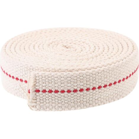 Secure Docht 100% 1 Zoll saugfähige Baumwolle für Öllampen, beige Rolle für Öllampen im Innen- und Außenbereich (1/5)