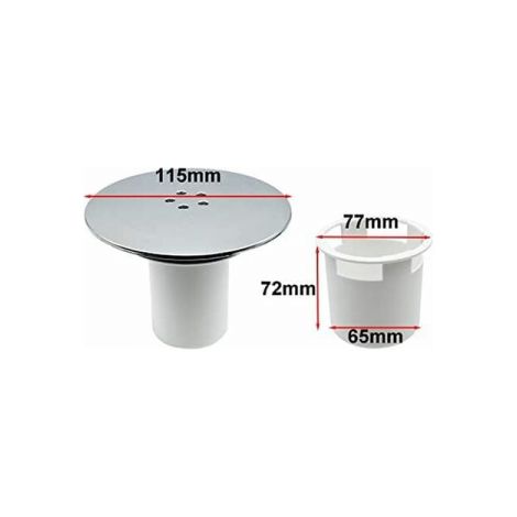 Duschablauf, 90 mm/115 mm Duschablauf, Ersatz-Duschsiphonabdeckung (1/3)